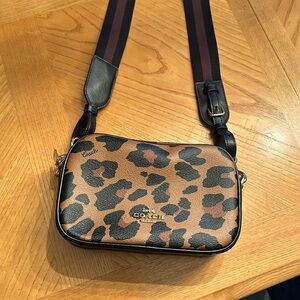 Coach Leopard Print Crossbody Bag